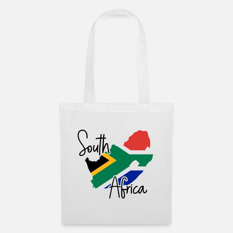 Südafrika - Stoffbeutel - Weiß
