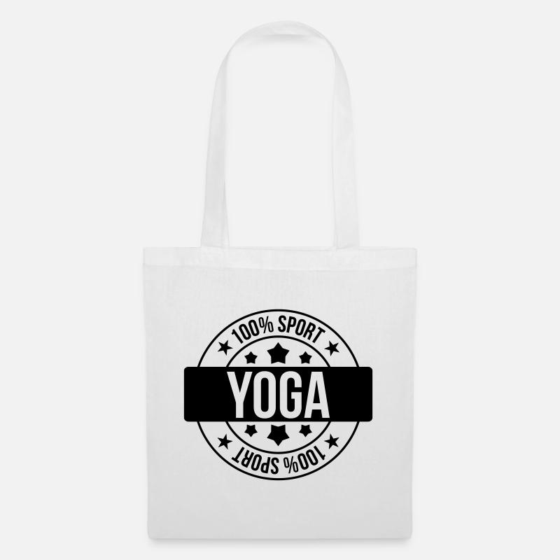 Buddhismus / Buddhist / Buddha / Yoga / Yogi - Stoffbeutel - Weiß