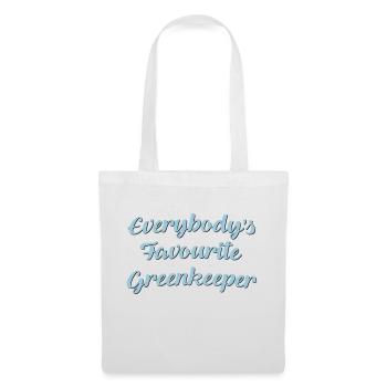 Everybodys favourite greenkeeper funny t - Tote Bag - white - Front