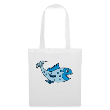 fisch - Sac en tissu - blanc - Devant