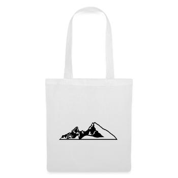 Montagnes Alpines Alpinisme - Sac en tissu - blanc - Devant