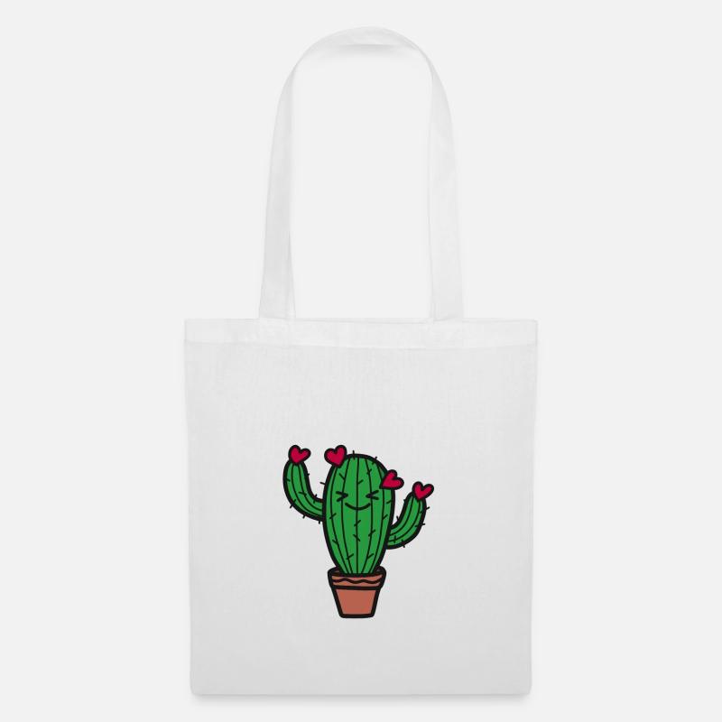 Cactus love - Tote Bag - white