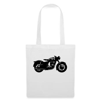 LivefortheMoment back - Sac en tissu - blanc - Devant