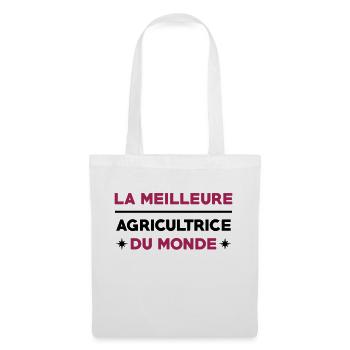 La meilleure agricultrice du monde - Sac en tissu - blanc - Devant