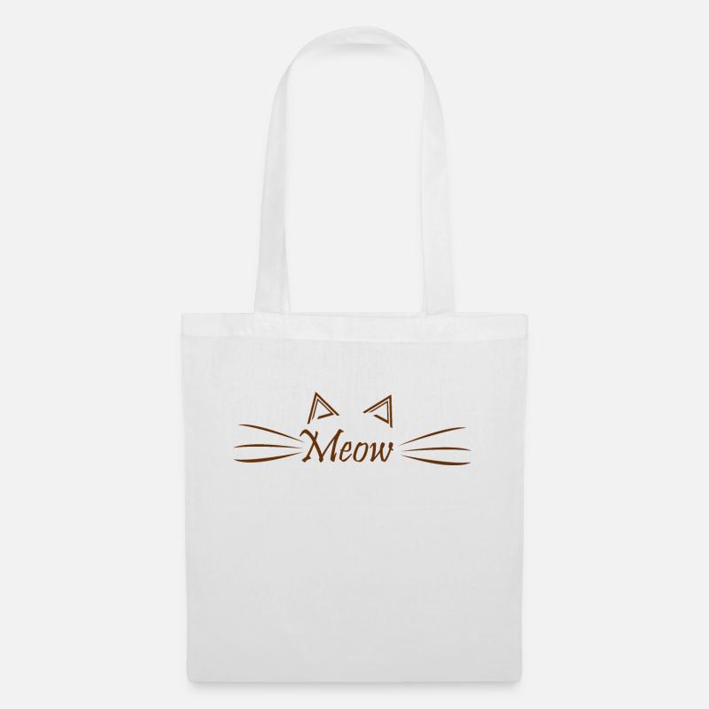 Cat cat - Tote Bag - white