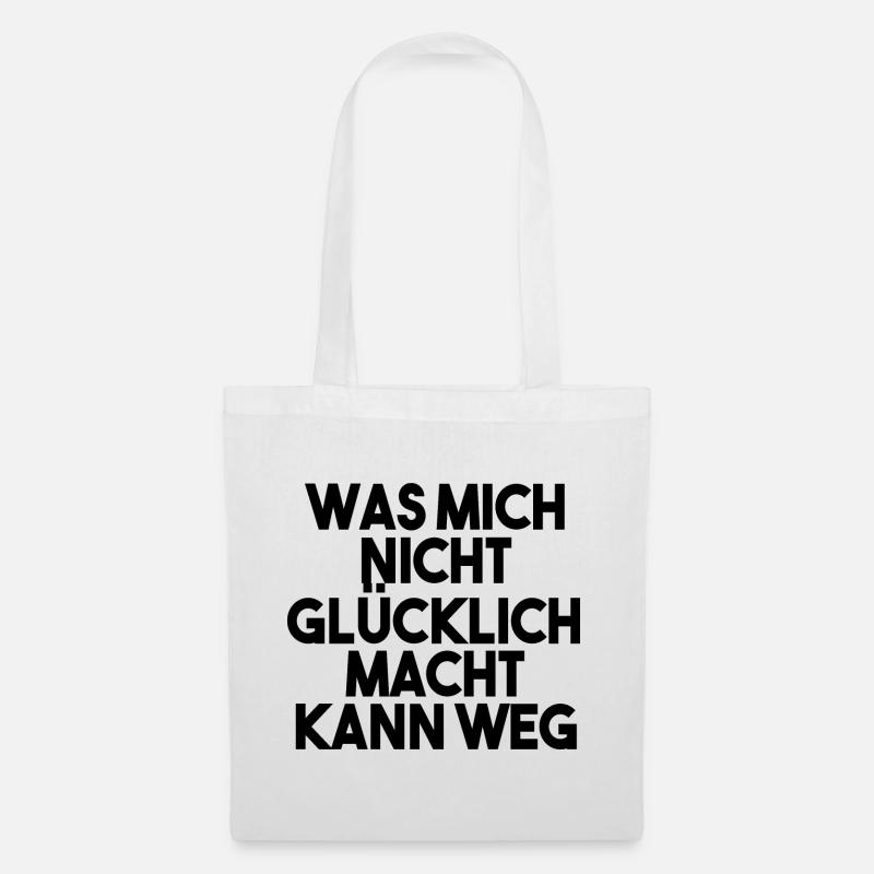 Lustige Sprüche Witzige Sprüche Geschenk - Stoffbeutel - Weiß