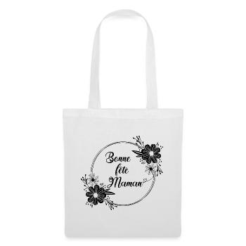 Bonne fête Maman - Sac en tissu - blanc - Devant