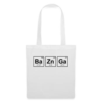 Periodic Table Elements Ba Zn Ga BaZnGa Theory - Tote Bag - white - Front