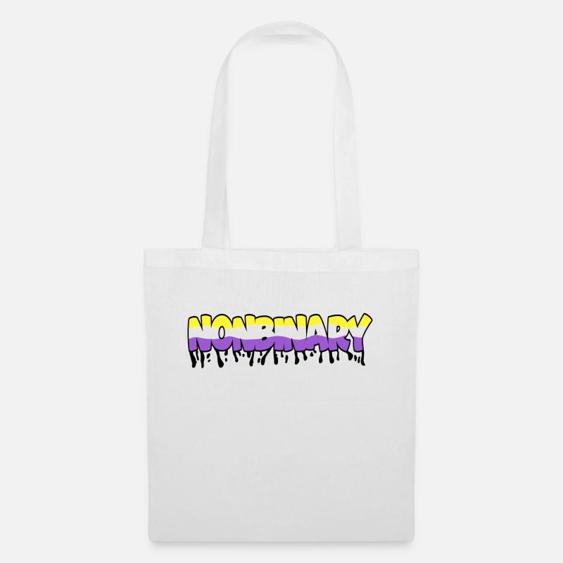 Nonbinary - Tote Bag - white