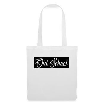 Old School - Stoffbeutel - Weiß - Vorne