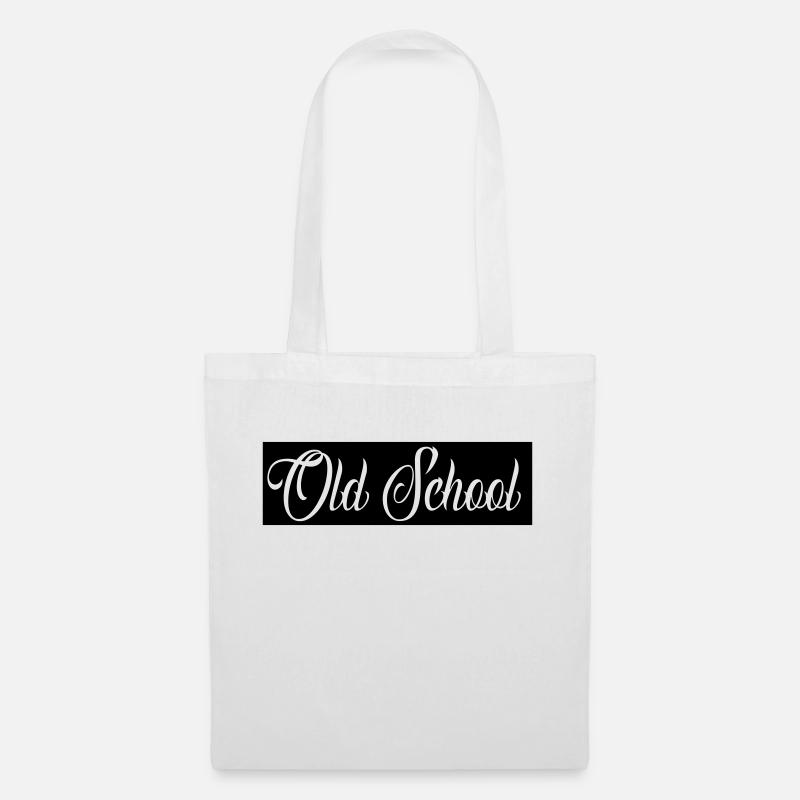 Vieille école - Sac en tissu - blanc