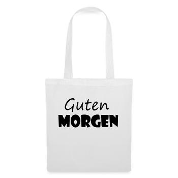 Guten Morgen - Stoffbeutel - Weiß - Vorne