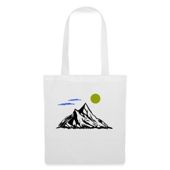 Berge - Stoffbeutel - Weiß - Vorne