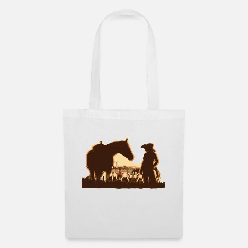 Conception Wester - Sac en tissu - blanc