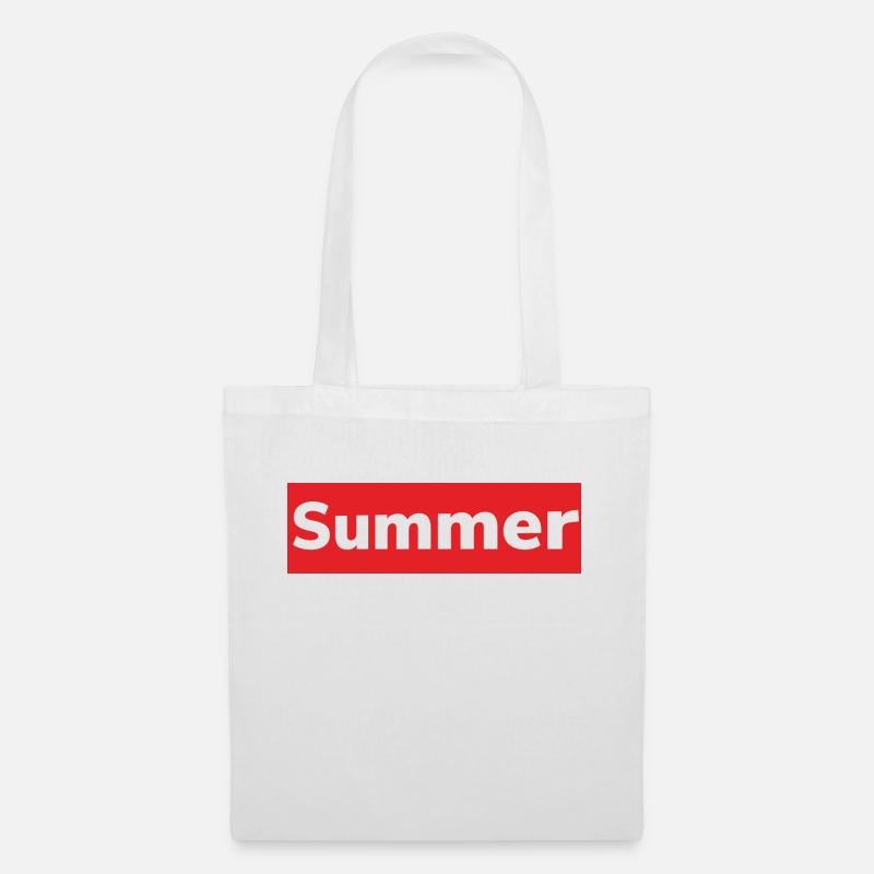 Summer Boxlogo - Stoffbeutel - Weiß