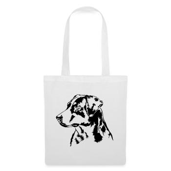 Appenzeller Sennenhund Portrait Hunde Wilsigns - Stoffbeutel - Weiß - Vorne