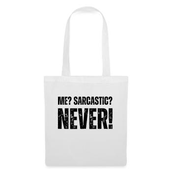 Clé Sarcaste? Jamais - Sac en tissu - blanc - Devant