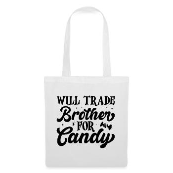 Will Trade Brother For Candy Halloween - Tote Bag - white - Front