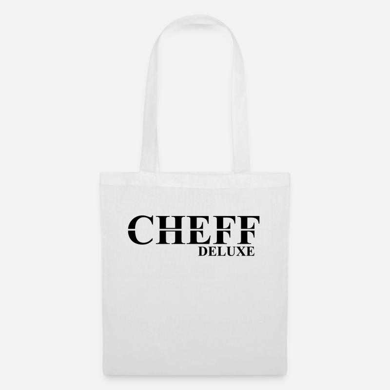 Cheff Deluxe Design für den Cheff - Stoffbeutel - Weiß