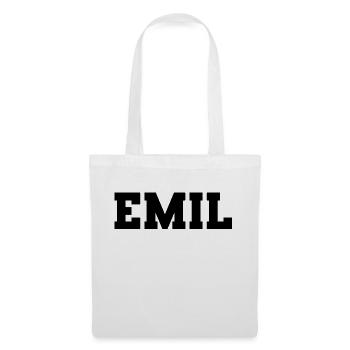Nom - Emil - Sac en tissu - blanc - Devant