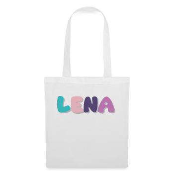 Nom - Lena - Sac en tissu - blanc - Devant