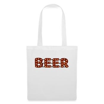 beer - Sac en tissu - blanc - Devant