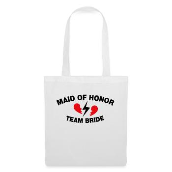 Demoiselle d’honneur (demoiselle d’honneur) - Sac en tissu - blanc - Devant