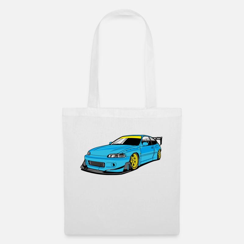Racing car - Stoffbeutel - Weiß