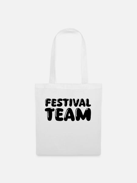 festival team - Stoffbeutel - Weiß