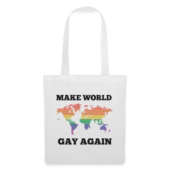 LGBTQ Pride Month - Make World Gay Again - Tote Bag - white - Front