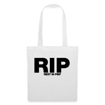 REPOS À PIEF (R.I.P.) - Sac en tissu - blanc - Devant