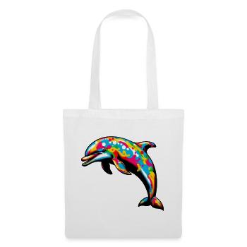 Dolphin - Tote Bag - white - Front