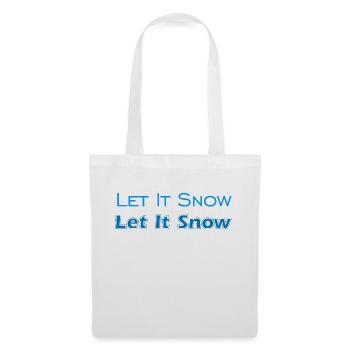 Let It Snow - Stoffbeutel - Weiß - Vorne