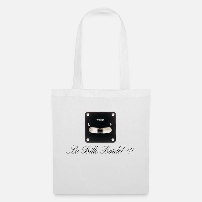 The messy ball DOWN - Tote Bag - white