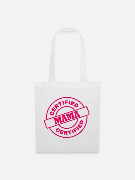 Mama - Stoffbeutel - Weiß
