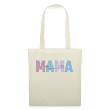 Maman jumelle - Sac en tissu - nature - Devant