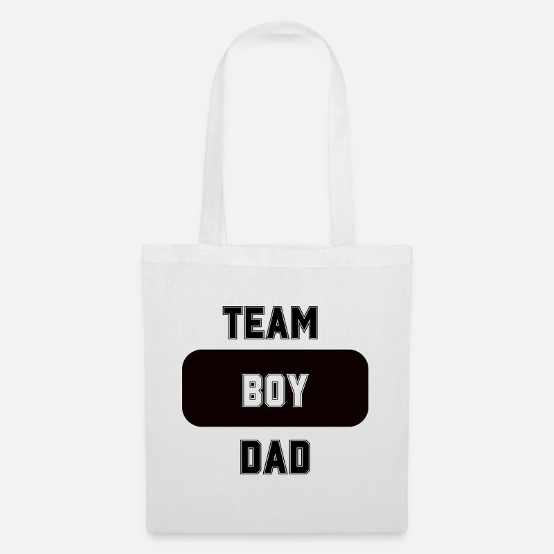 TEAM BOY DAD - Tote Bag - white