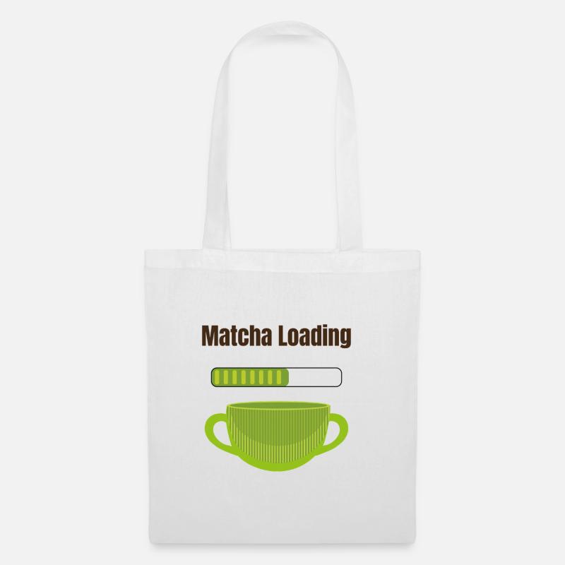 Matcha Loading - Stoffbeutel - Weiß