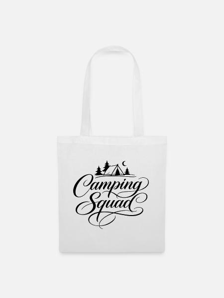 Camping Squad Zelt - Stoffbeutel - Weiß