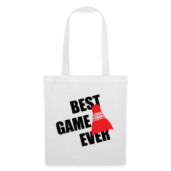 Badminton Best Game Ever - Tote Bag - white - Front