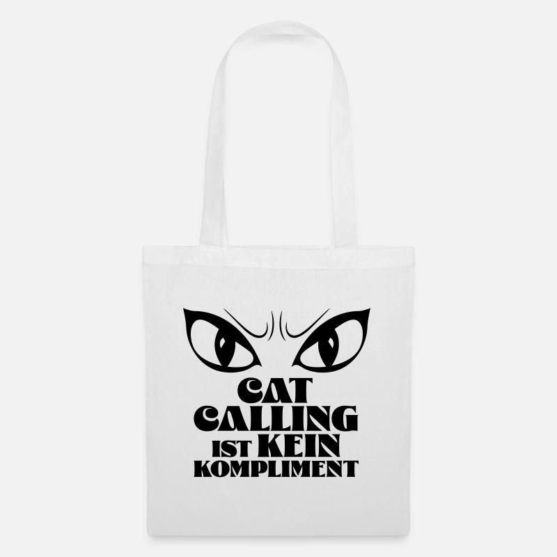 Les sifflements n’est pas un compliment ! - Sac en tissu - blanc
