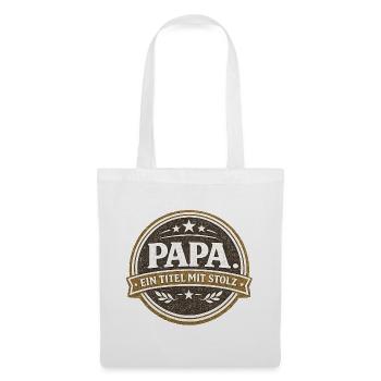 Dad Title with Pride Gift Vintage - Tote Bag - white - Front