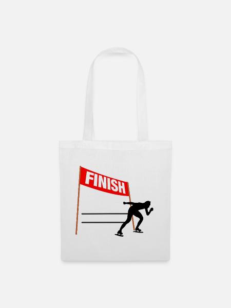 Skating Finish Custom - Stoffbeutel - Weiß