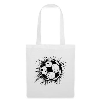 Football - Sac en tissu - blanc - Devant