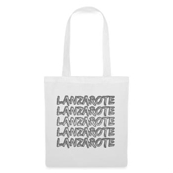 Geschenk für Lanzarote - Stoffbeutel - Weiß - Vorne