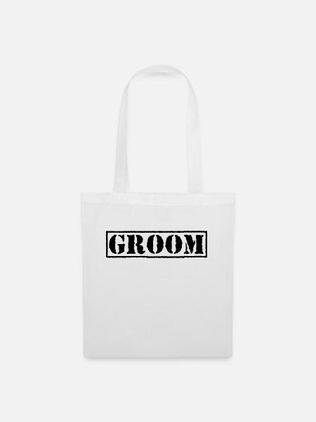 Groom - Stoffbeutel - Weiß