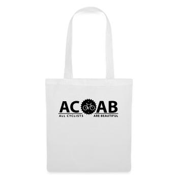 ACAB ALL CYCLISTS - Stoffbeutel - Weiß - Vorne