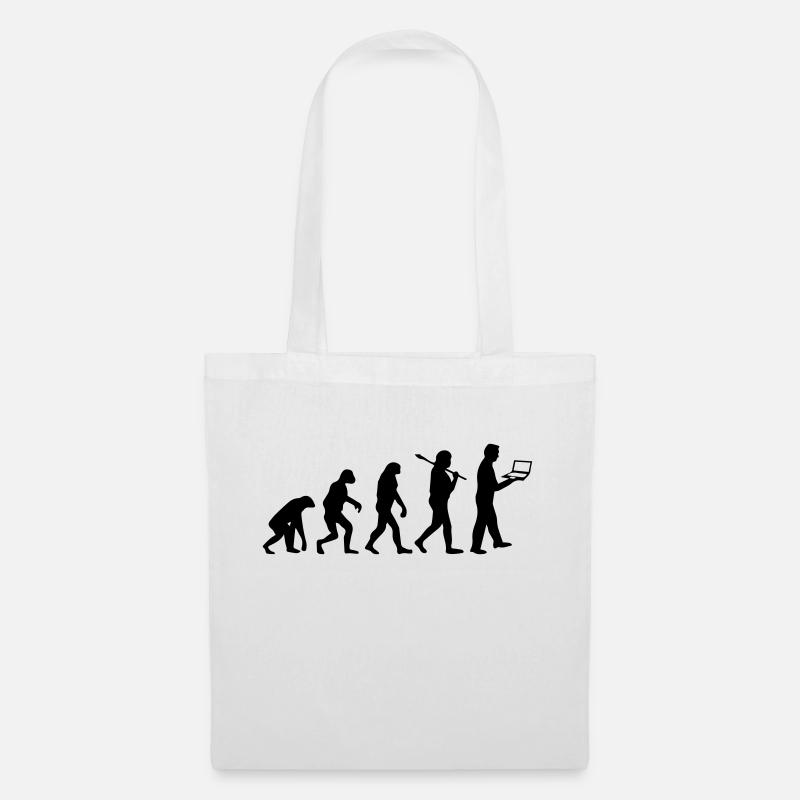 NERD EVOLUTION - Stoffbeutel - Weiß