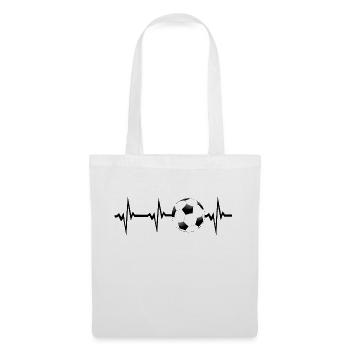 Un clin de œil du football - Sac en tissu - blanc - Devant