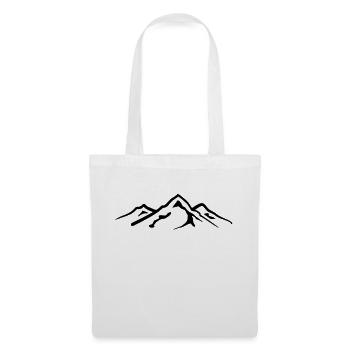Mountain, Mountains - Tote Bag - white - Front